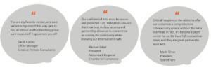 OrbitalFire Cybersecurity Customer and Partner Testimonials