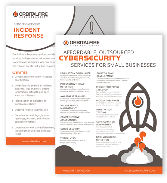 OrbitalFire Cybersecurity Incident Response Services