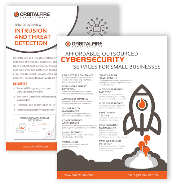 OrbitalFire Cybersecurity Intrusion and Threat Detection