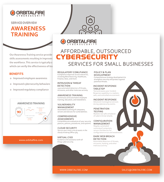 OrbitalFire Cybersecurity Services Offerings