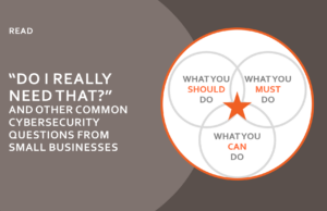 Do I Really Need That and Other Common Cybersecurity Questions from Small Businesses